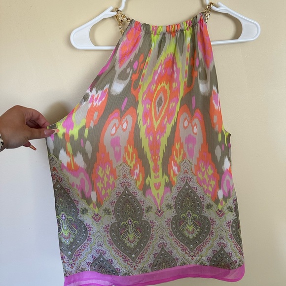 Abstract Halter Top - Picture 4 of 5